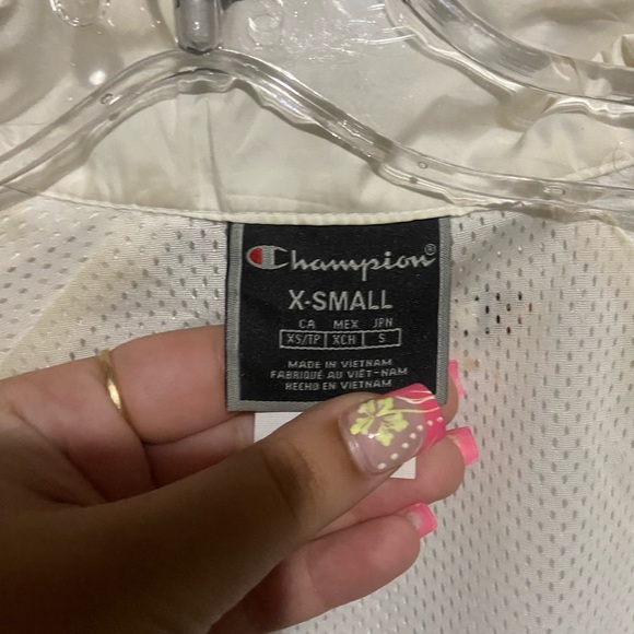 Retro Champion cropped button up wind breaker - Picture 3 of 5